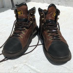 Caterpillar steel toe work boot